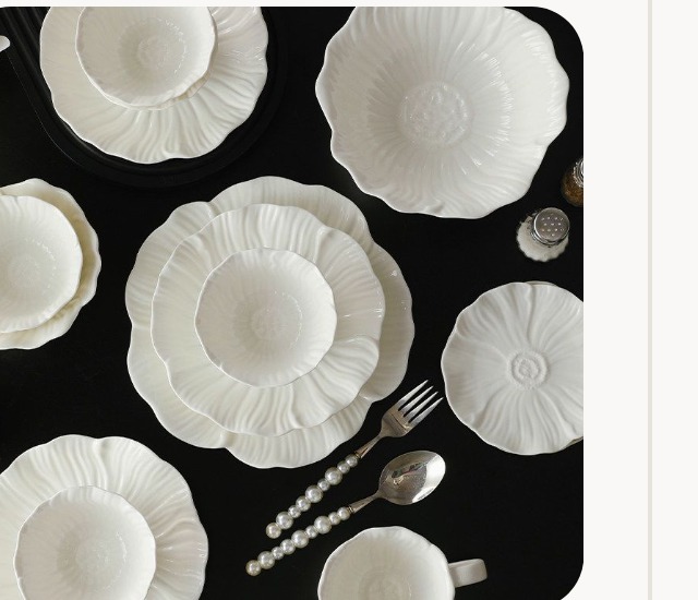 Daily white porcelain 6